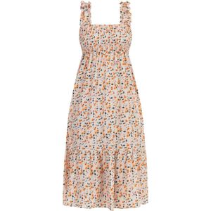 Mymo - Midi-jurk - Crème - Veelkleurig