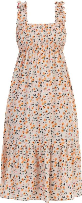 myMo - Midi Korte Mouw Jurk - Jerseyjurken