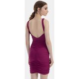 Mymo Mini jurkje met bandjes Dames fuchsia