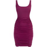 Mymo Mini jurkje met bandjes Dames fuchsia