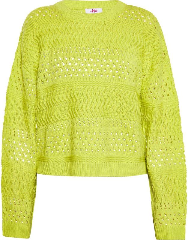 Mymo - Jumper - Kalk - Dames - Gebreide Trui met Kabelpatroon