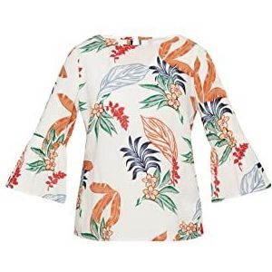 jopida dames blouseshirt, wolwit, meerkleurig, L