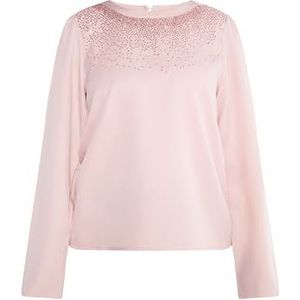 qisha Damesblouse, Roze champagne, L