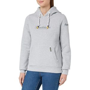 acalmar Dames Hoodie 34613767-AC01, lichtgrijs melange, M, lichtgrijs, gemêleerd, M