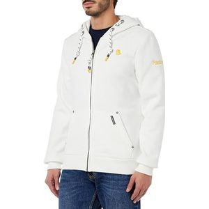 acalmar Heren sweatjack 36613731-AC01, wolwit, M, wolwit, M