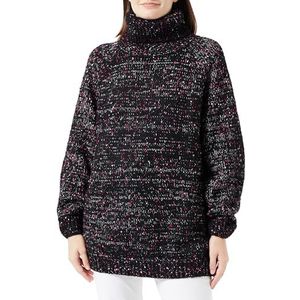 blonda Dames gebreide trui 12419550-BL01, zwart roze, M/L, zwart, roze, M/L