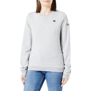 boundry Dames sweattrui 34619056-BO02, lichtgrijs melange, S, lichtgrijs, gemêleerd, S