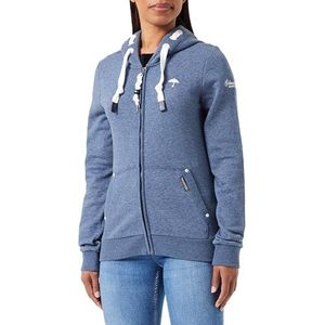 bridgeport Dames sweatjack 34619059-BR02, rookmarine melange, S, Rookmarine melange, S