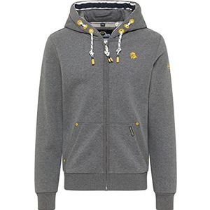 bridgeport Heren sweatjack 36613731-BR02, grijs melange, S, grijs melange, S