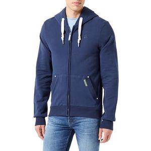 bridgeport Heren sweatjack 36623371-BR02, Marine, S, marineblauw, S