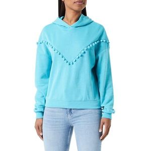 caneva Dames sweatshirt met capuchon 19020025-CA02, aqua, S, aqua, S