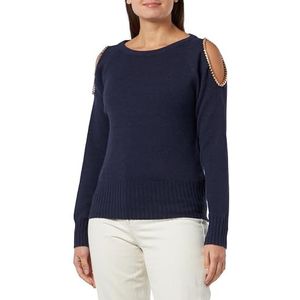 caspio Gebreide damestrui, marineblauw, XL/XXL