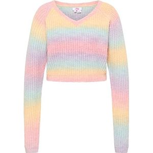 hoona Dames gebreide trui 12425239-HO03, regenboog meerkleurig, XL/XXL, Regenboog meerkleurig, XL/XXL