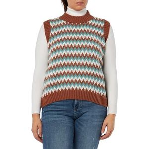 IMANE Gebreide damestrui 15525005-IM01, rookmint meerkleurig, XS/S, Rookmunt, meerkleurig, XS/S