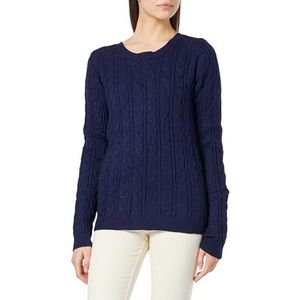 Jalene Dames gebreide trui 15424695-JA03, blauw, XL/XXL, blauw, XL/XXL