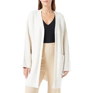 Jalene Open gebreide cardigan voor dames 15624758-JA03, wolwit, M/L, wolwit, M/L