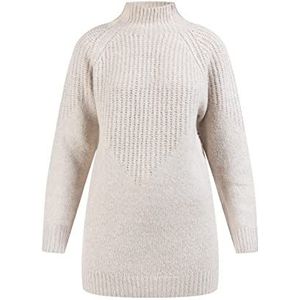 Jalene Pull tricoté pour femme, beige clair, XL-XXL