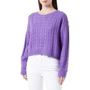 LIBBI Dames gebreide trui 12419377-LI01, lila, XS/S, lila, XS/S