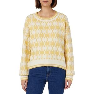 LIBBI Gebreide damestrui 12425455-LI01, geel, M/L, geel, M/L