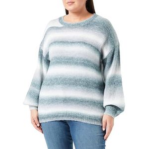 NAEMI Gebreide damestrui 10424756-NA01, zwart meerkleurig, XL/XXL, Zwart Veelkleurig, XL/XXL