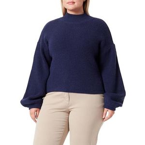 NAEMI Gebreide damestrui 25825310-NA01, marineblauw, XL/XXL, Donkerblauw, XL/XXL