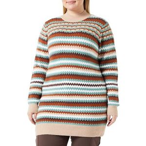 NALLY Gebreide damestrui 15525100-NA02, dennengroen, XL/XXL, Dennen meerkleurig, XL/XXL