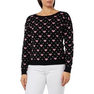 Sookie Gebreide damestrui 11119497-SO01, zwart meerkleurig, M/L, Zwart meerkleurig., M/L