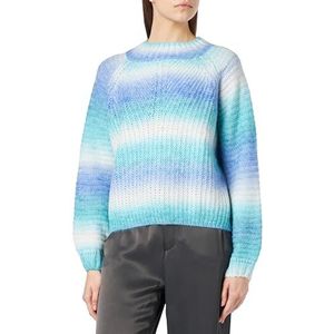 Sookie Dames gebreide trui 12419584-SO01, turquoise meerkleurig, M/L, turquoise meerkleurig, M/L