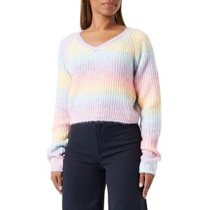 Sookie Dames gebreide trui 12425239-SO01, regenboog meerkleurig, XS/S, Regenboog meerkleurig, XS/S