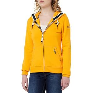 yuka Dames sweatjack 34619049-YU01, zonnegeel, S, zonnegeel, S