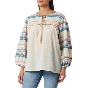 NALLY Damesblouse 21325638-NA02, roze turquoise wolwit, M, Roze Turquoise Wolwit, M