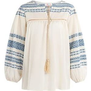 NALLY Damesblouse, blauw, M