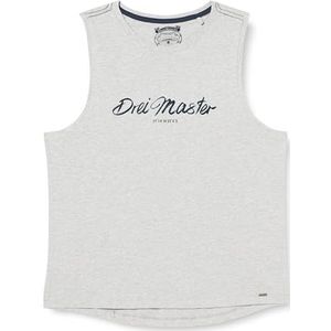 TALOON Dames Top 37417727-TA04, lichtgrijs melange, L, lichtgrijs, gemêleerd, L