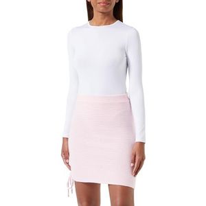 LEOMIA Dames gebreide rok 11119384-LE02, roze, XS/S, roze, XS-S