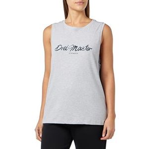 baradello Dames Top 37417727-BA01, lichtgrijs melange, L, lichtgrijs, gemêleerd, L