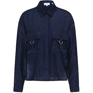 ALARY Damesblouse 19621796-AL01, marine, M, marineblauw, M