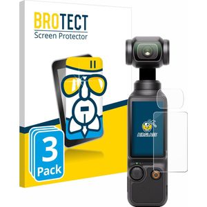 BROTECT Screenprotector voor DJI Osmo Pocket 3 - 3 Stuks