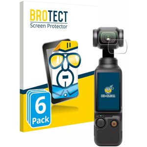 BROTECT - Screenprotector voor DJI Osmo Pocket 3 (Lens) - Folie Beschermfolie transparant 6 Stuks