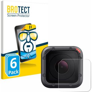 BROTECT - Screenprotector voor GoPro Hero 5 Session Lens (Behuizing) - Folie Beschermfolie transparant 6 Stuks