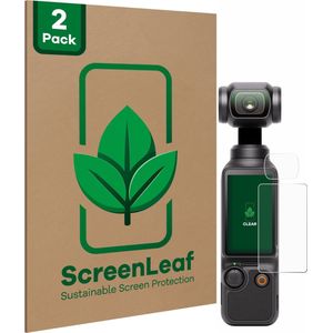 ScreenLeaf Screenprotector voor DJI Osmo Pocket 3 - Transparant - 2 Stuks