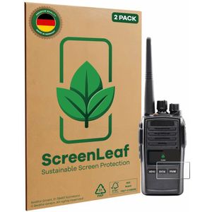 ScreenLeaf Schutzfolie nachhaltiger Displayschutz Display Schutz Folie Klar Transparent, Accessoires voor portofoons