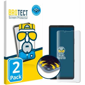 BROTECT Fullscreen für Sony Xperia 10 VII Schutzfolie Displayschutz Folie Matt Entspiegelungsfolie (2 Stuk, Sony Xperia 10 II), Smartphone beschermfolie