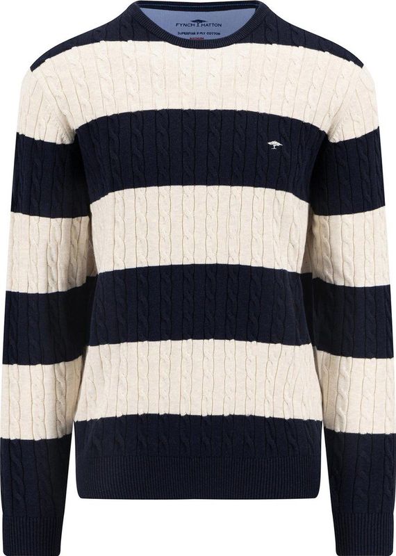 Fynch Hatton 1412225 Striped Trui