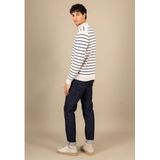 Fynch-Hatton - Half zip trui - Heren - Gebroken wit - Katoen - 1412-313