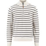 Fynch-Hatton - Half zip trui - Heren - Gebroken wit - Katoen - 1412-313