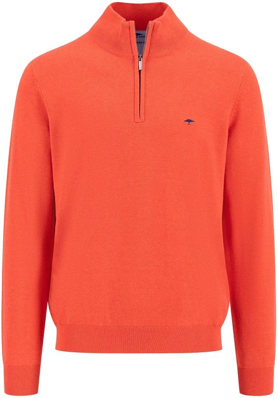 Fynch-Hatton - Ref.1513 215 - Troyer-Zip - Katoen - Comfortabel en Stijlvol