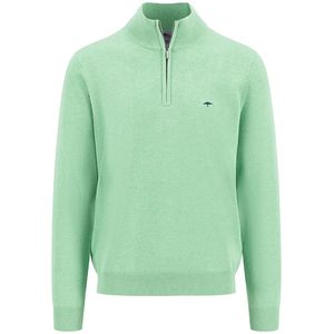 Fynch-Hatton - Ref.1513 215 - Troyer-Zip - Blauw - Superfijn Katoen