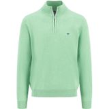 Fynch-Hatton - Ref.1513 215 - Troyer-Zip - Blauw - Superfijn Katoen