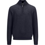 Fynch-Hatton - Ref.1513 222 - Schipperstrui - Blauw - Gestructureerde Katoen