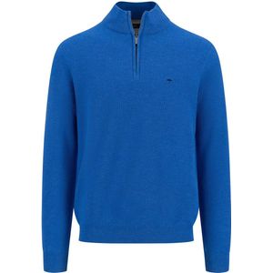 Fynch-Hatton - Ref.1513 222 - Schipperstrui - Blauw - Gestructureerde Katoen